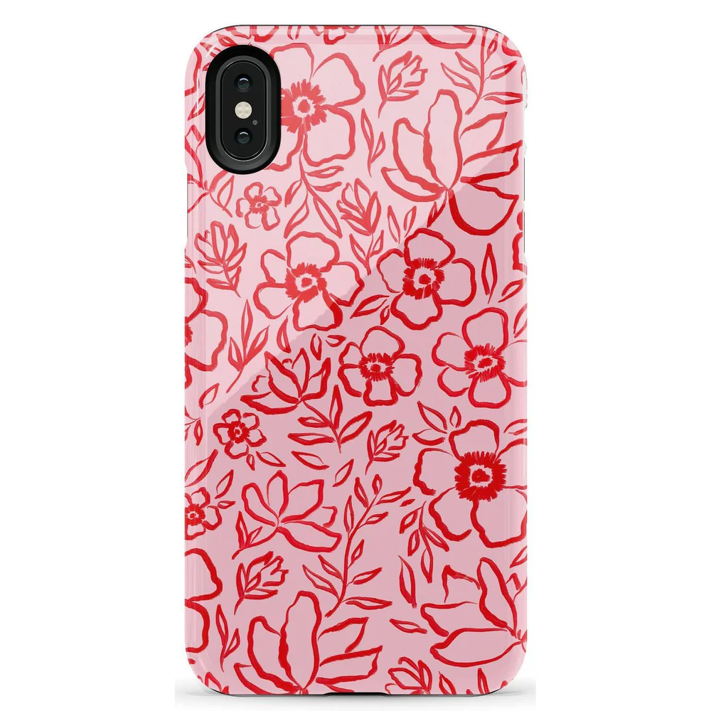 Blush Garden | Floral Doodle Case - Image 69