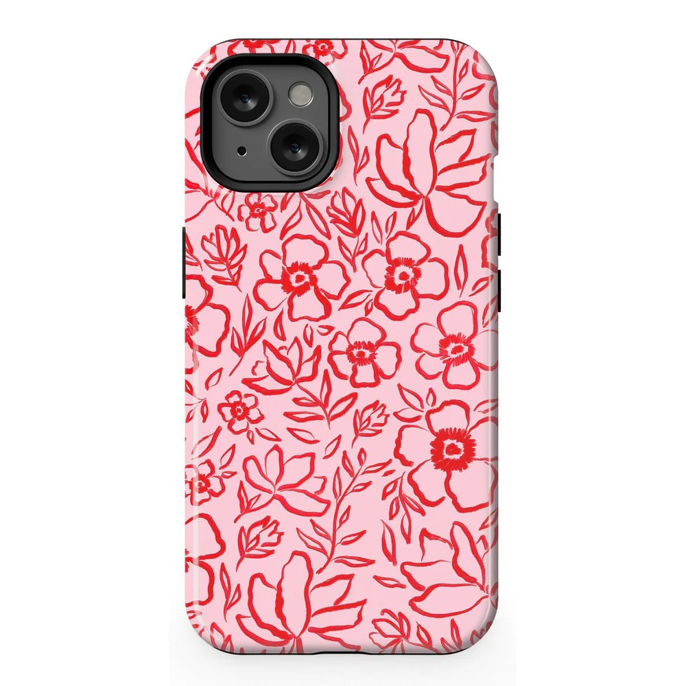 Blush Garden | Floral Doodle Case - Image 77