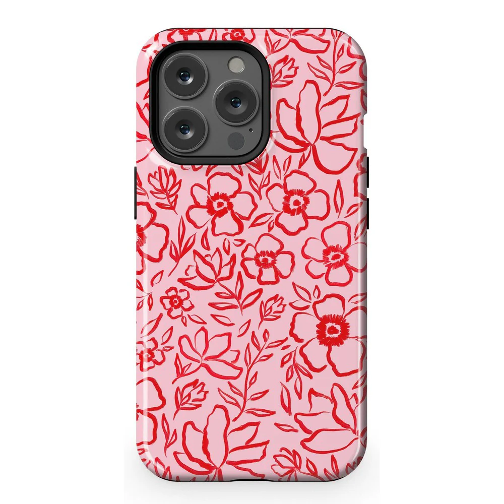 Blush Garden | Floral Doodle Case - Image 78