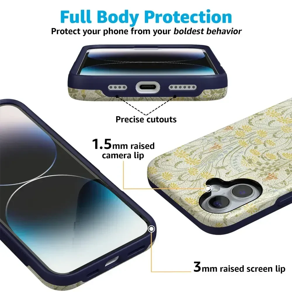Boho Blooms | Golden Floral Case - Image 135