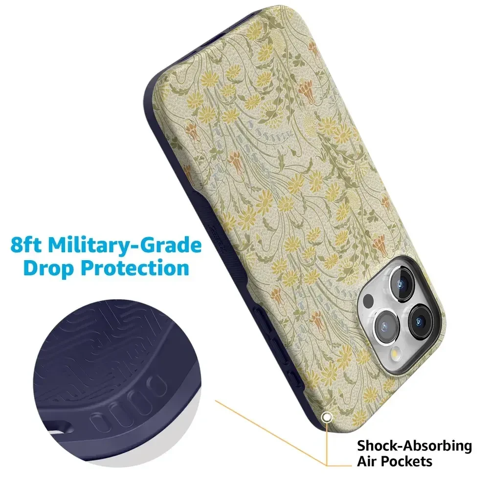 Boho Blooms | Golden Floral Case - Image 156