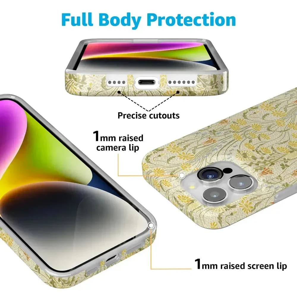 Boho Blooms | Golden Floral Case - Image 165