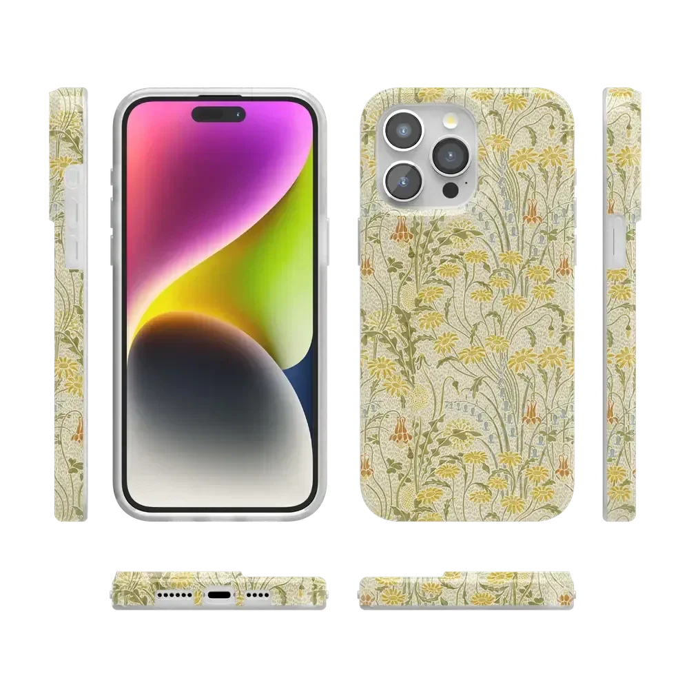 Boho Blooms | Golden Floral Case - Image 166