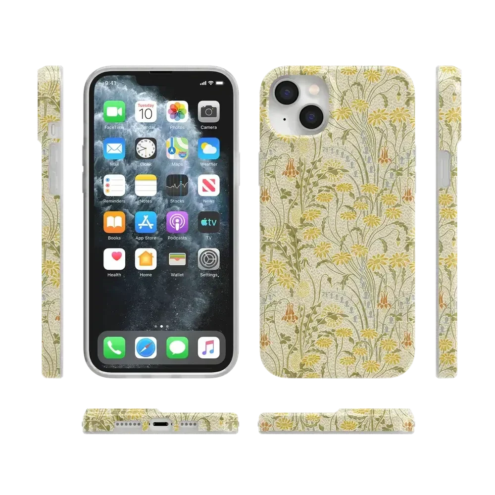 Boho Blooms | Golden Floral Case - Image 180