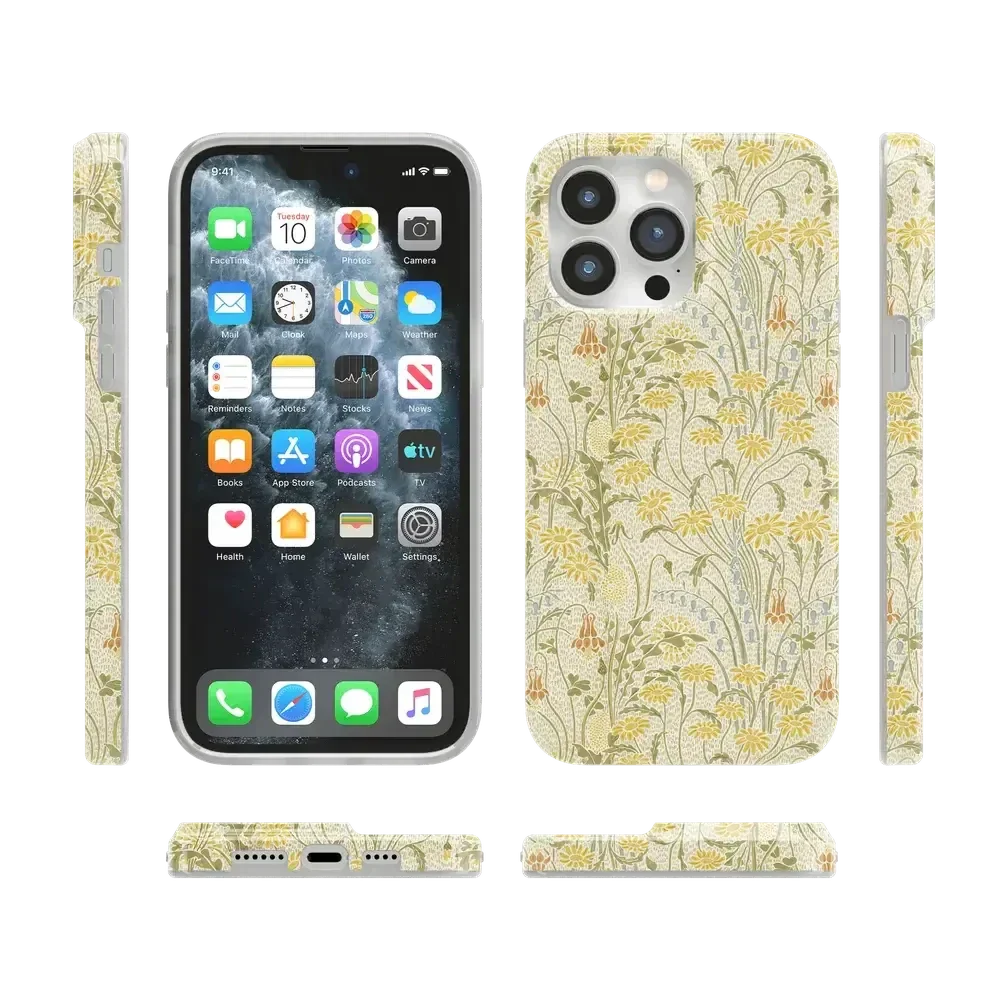 Boho Blooms | Golden Floral Case - Image 186