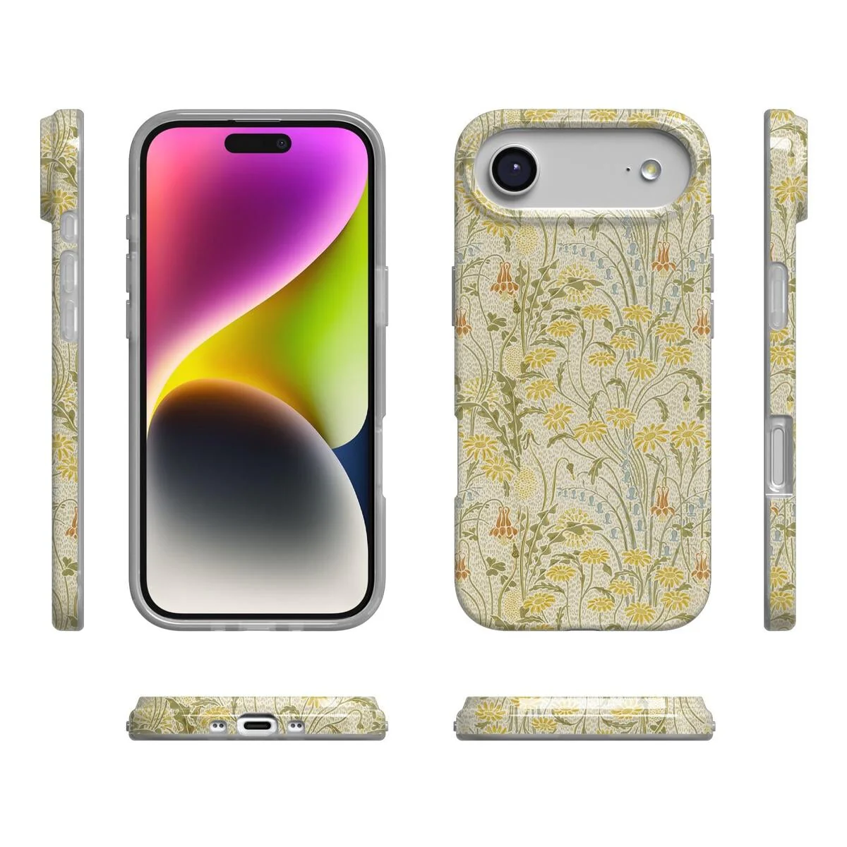 Boho Blooms | Golden Floral Case - Image 208