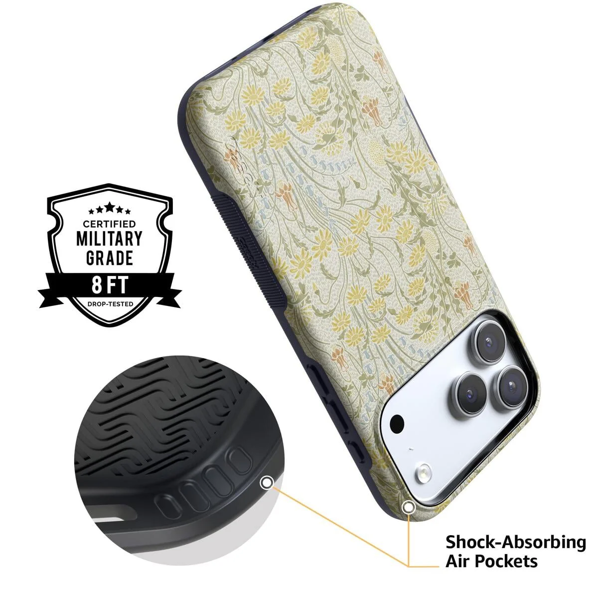 Boho Blooms | Golden Floral Case - Image 4