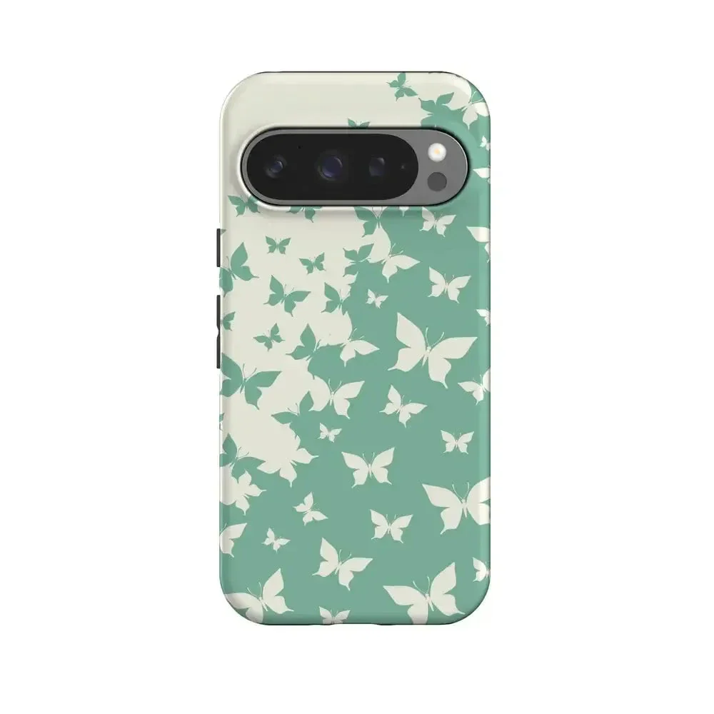 Butterfly Effect | Sage Colorblock Google Pixel Case - Image 19