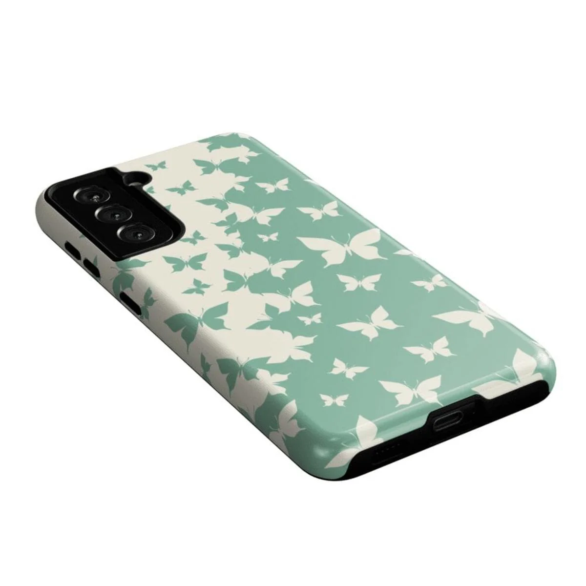 Butterfly Effect | Sage Colorblock Samsung Case - Image 37