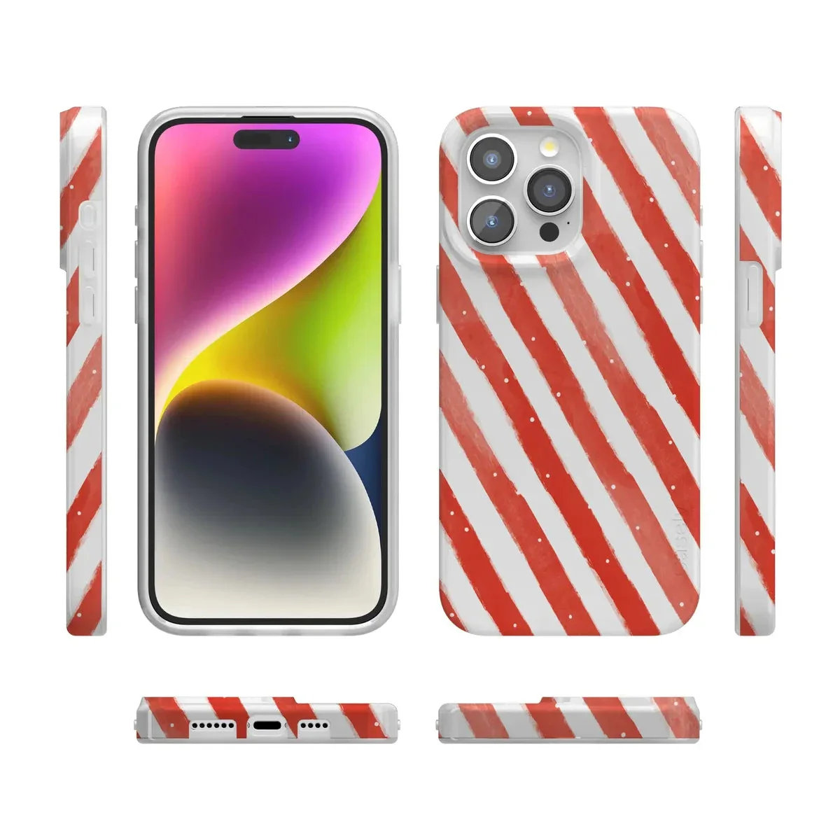 Candy Cane Lane | Peppermint Stripes Case - Image 182