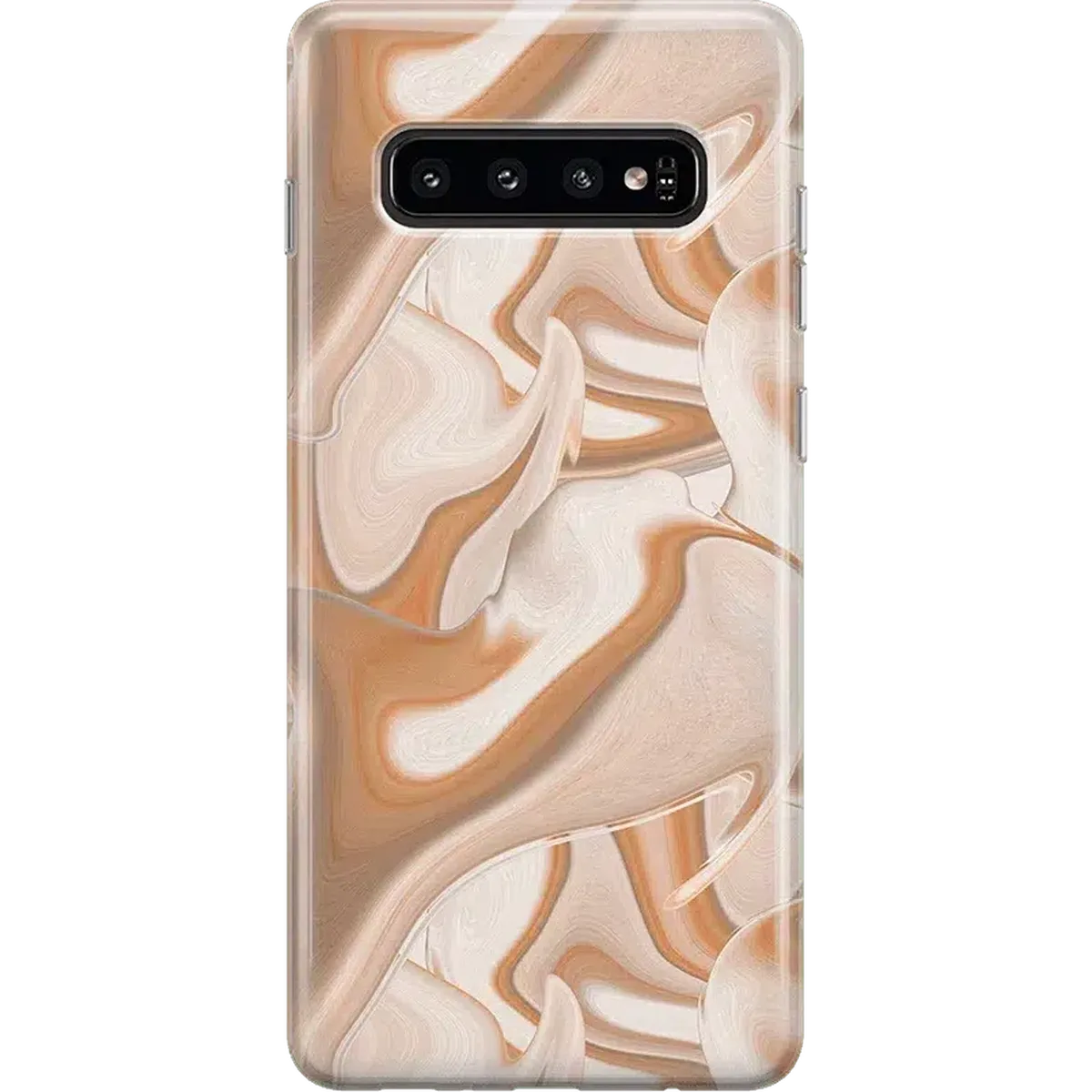 Caramel Delight | Marble Swirl Samsung Case - Image 4