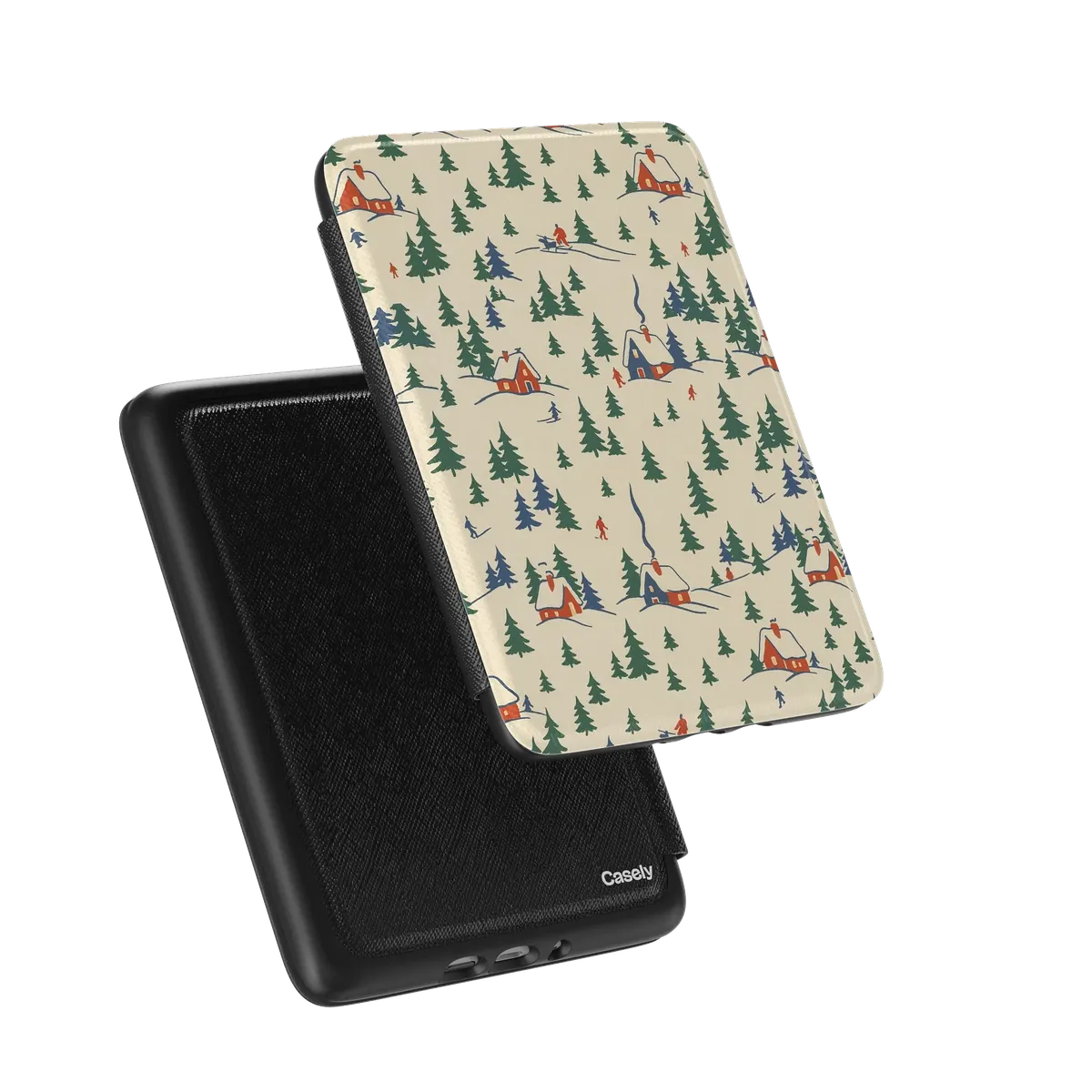 Chalet All Day | Winter Village Kindle Case - Image 8