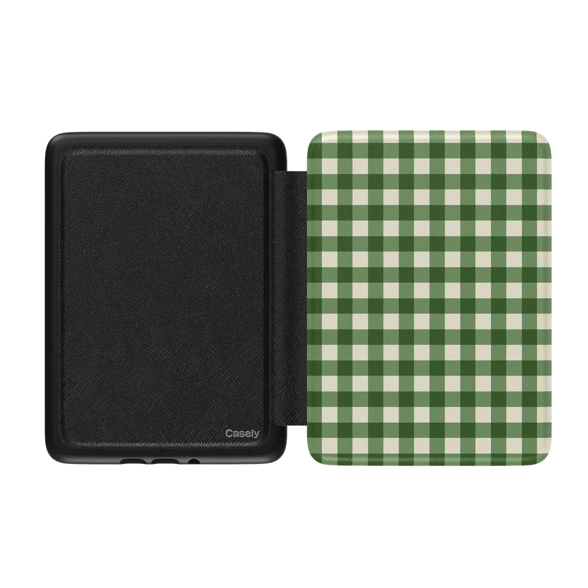 Checked Twice | Green Plaid Kindle Case - Image 5