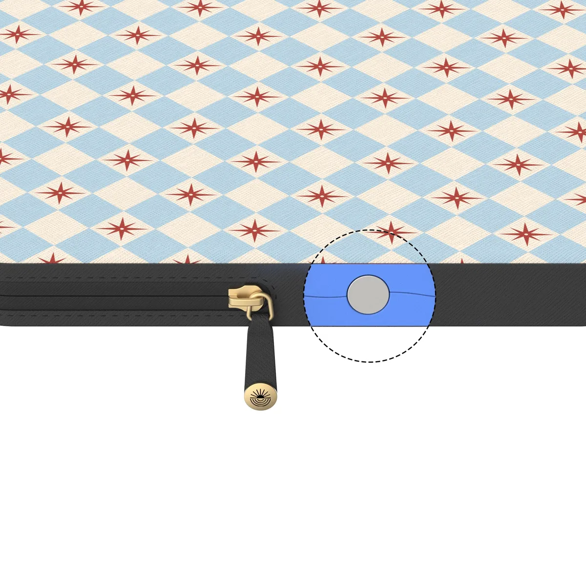Chelsea Checker | Starlight Tiles Laptop Case - Image 5