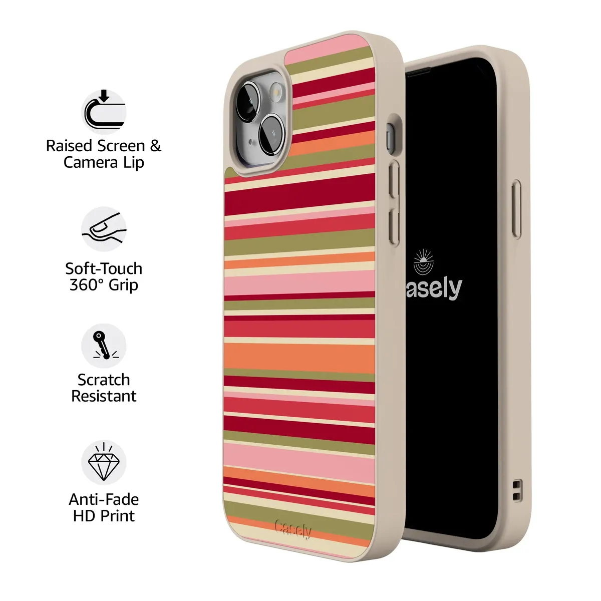 Citrus Stripes | Poolside Print Case - Image 204