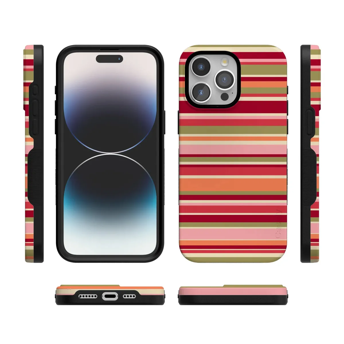 Citrus Stripes | Poolside Print Case - Image 41