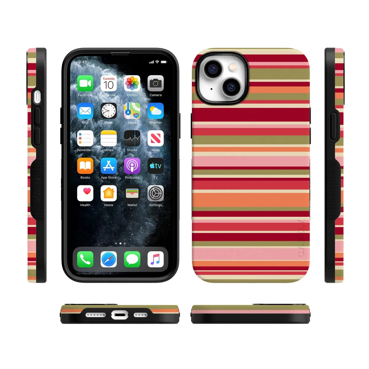 Citrus Stripes | Poolside Print Case - Image 54