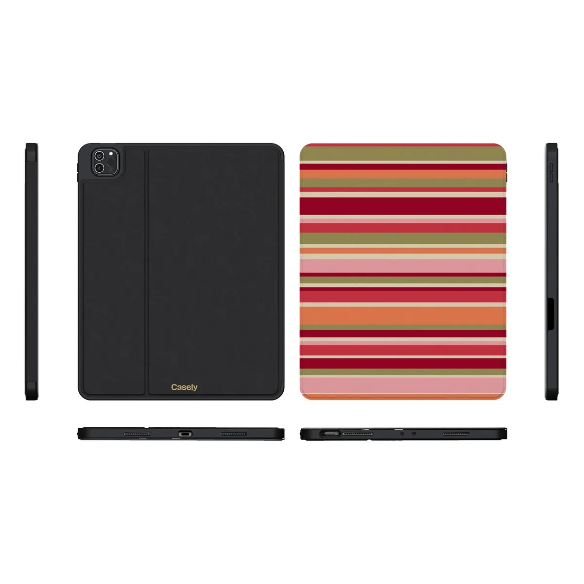 Citrus Stripes | Poolside Print iPad Case - Image 13