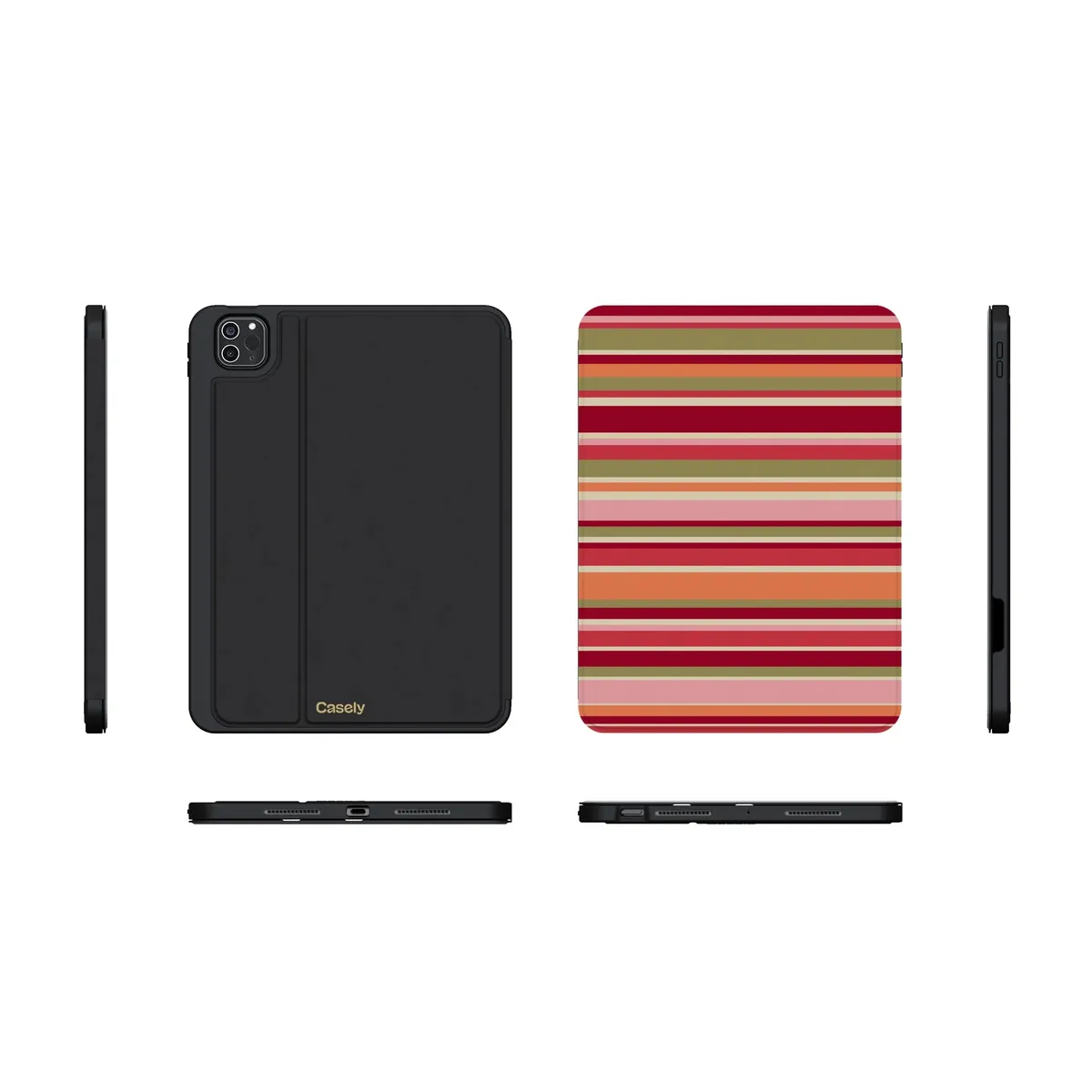 Citrus Stripes | Poolside Print iPad Case - Image 5