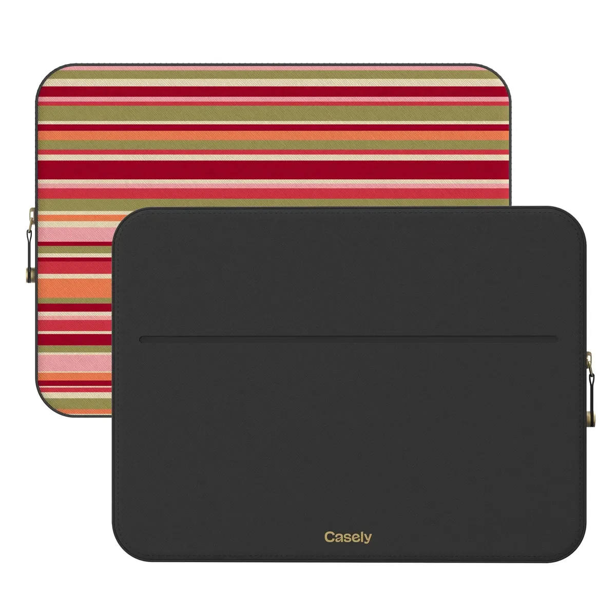 Citrus Stripes | Poolside Print Laptop Case - Image 12