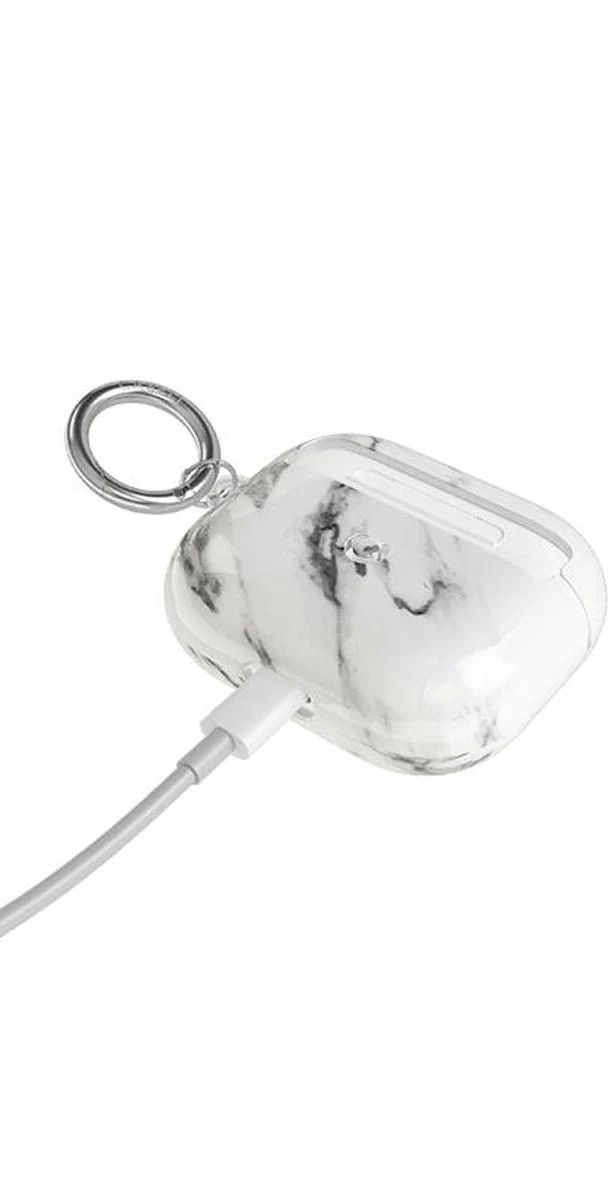 Take Me for Granite | White Marble AirPods Case - Image 4