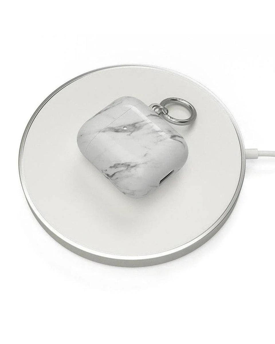 Take Me for Granite | White Marble AirPods Case - Image 7
