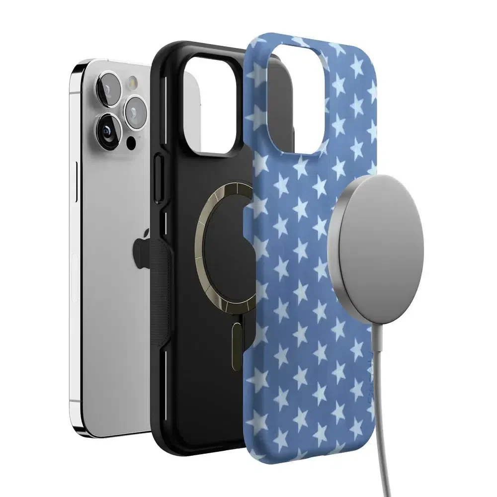Coastal Blues | Denim Stars Case - Image 111