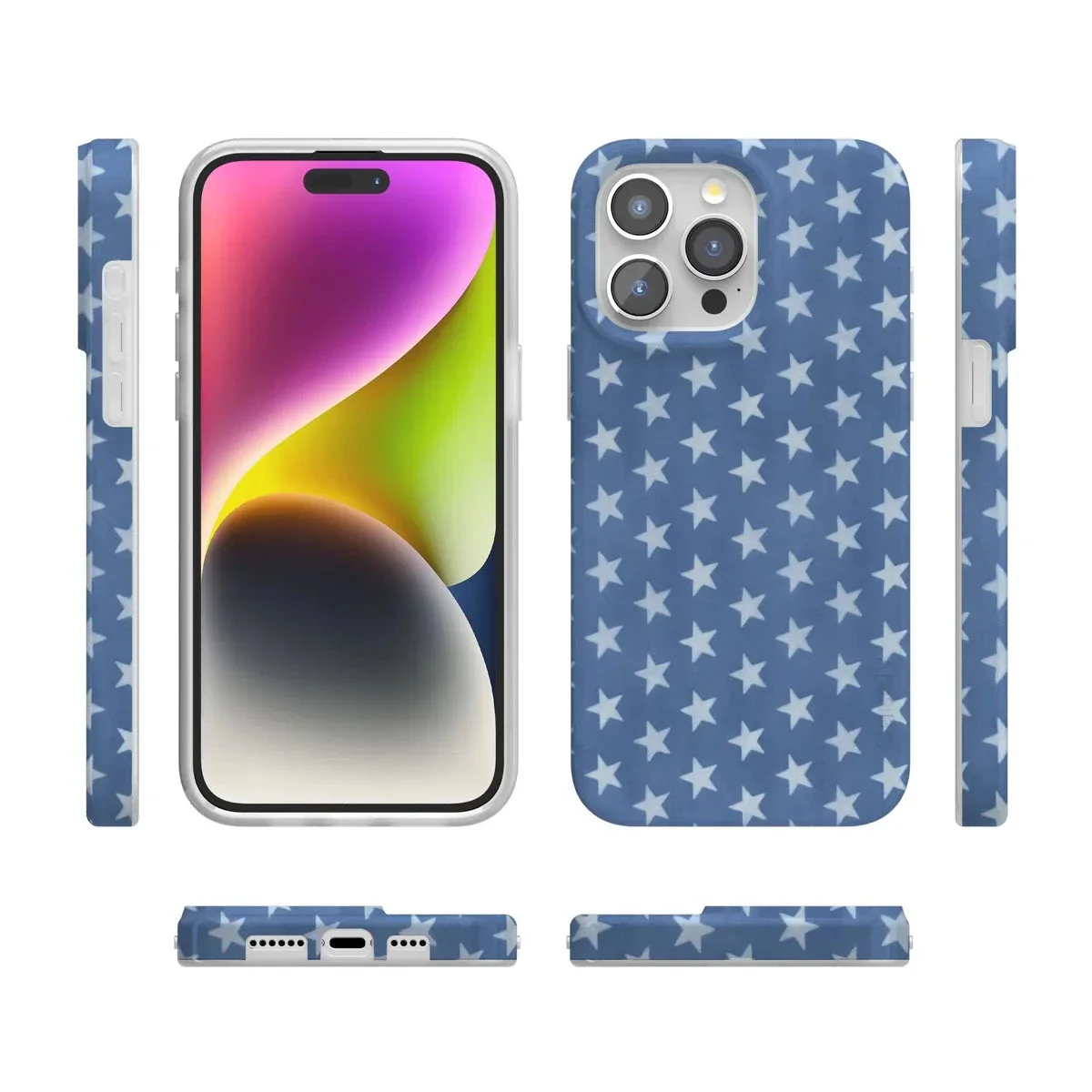 Coastal Blues | Denim Stars Case - Image 189
