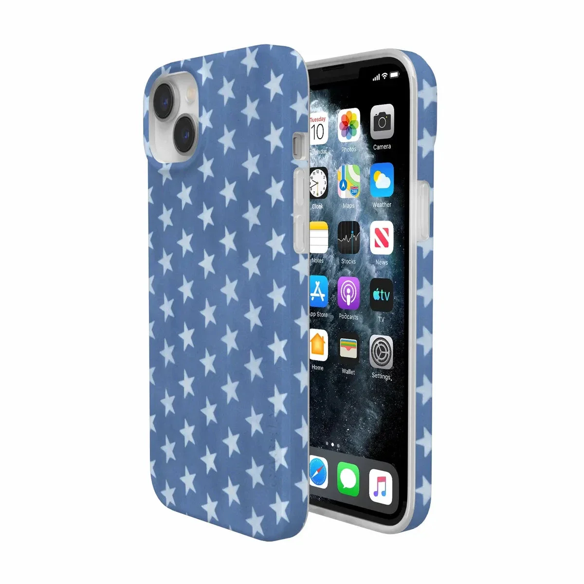 Coastal Blues | Denim Stars Case - Image 194