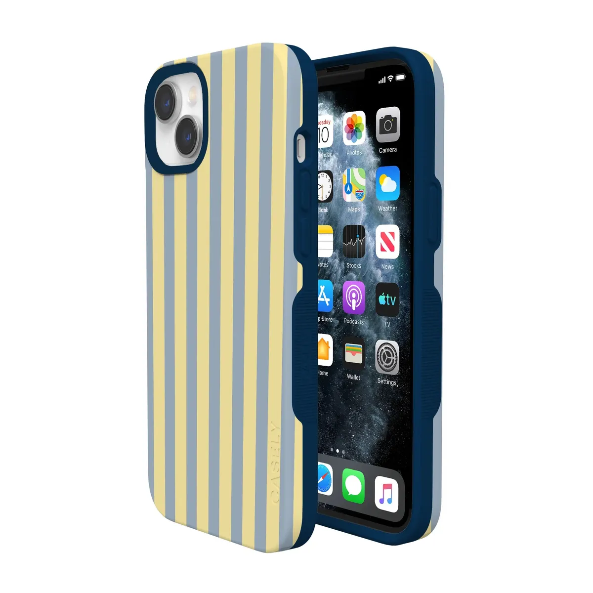 Coastline Stripes | Blue & Yellow Case - Image 51