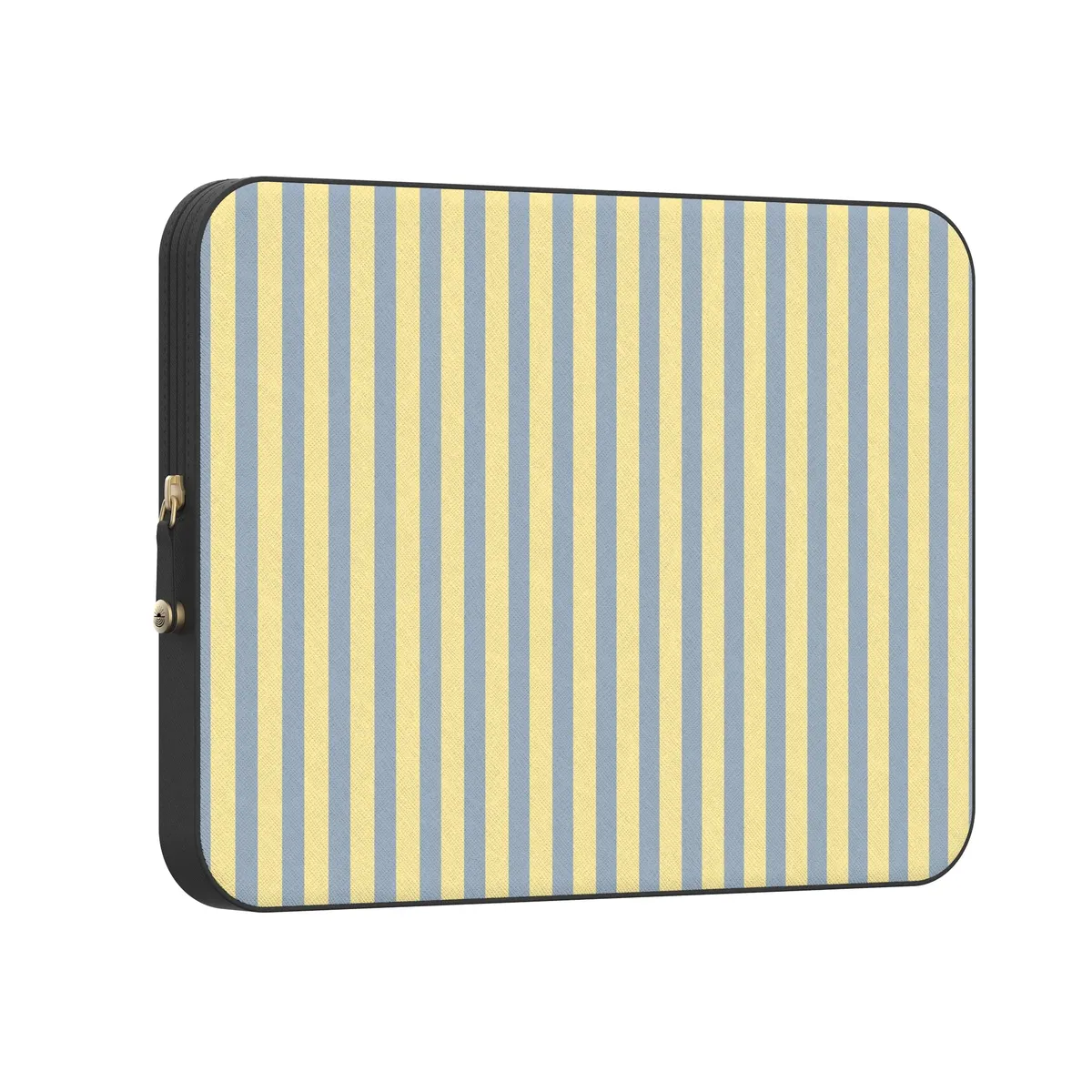 Coastline Stripes | Blue & Yellow Laptop Case - Image 11