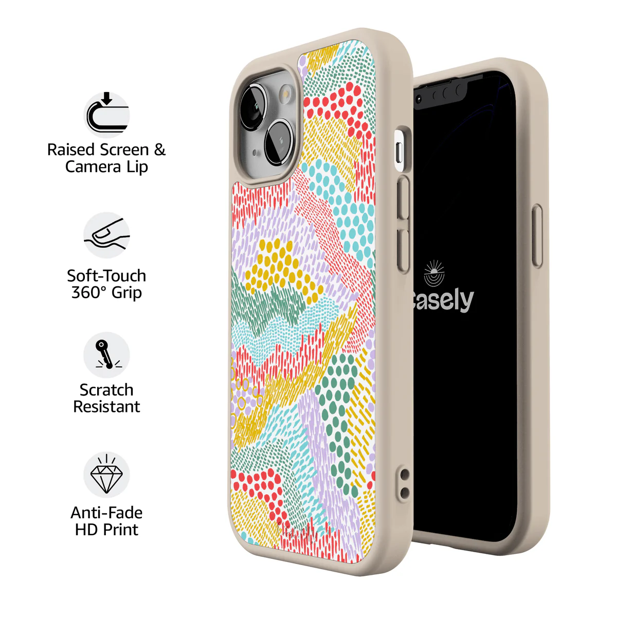 Color Me Happy | Pattern Colorblock Case - Image 179