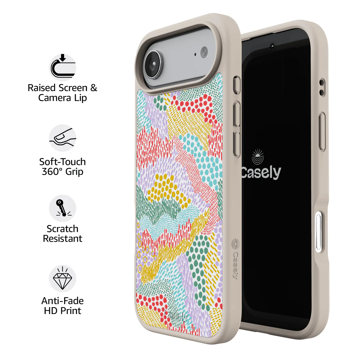 Color Me Happy | Pattern Colorblock Case - Image 196
