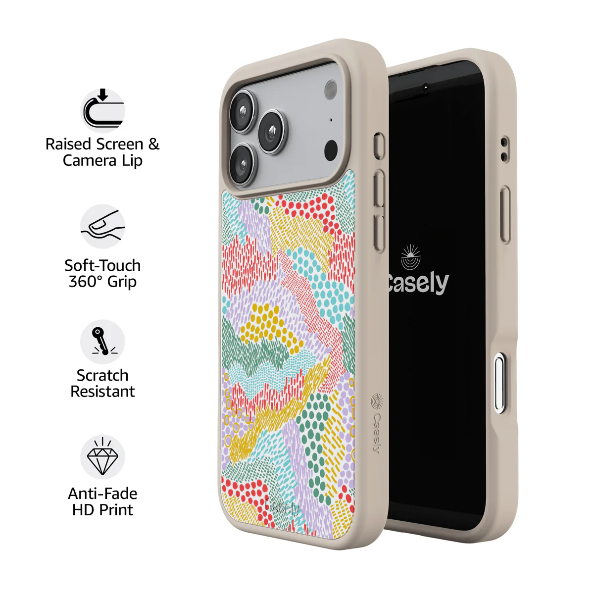 Color Me Happy | Pattern Colorblock Case - Image 199