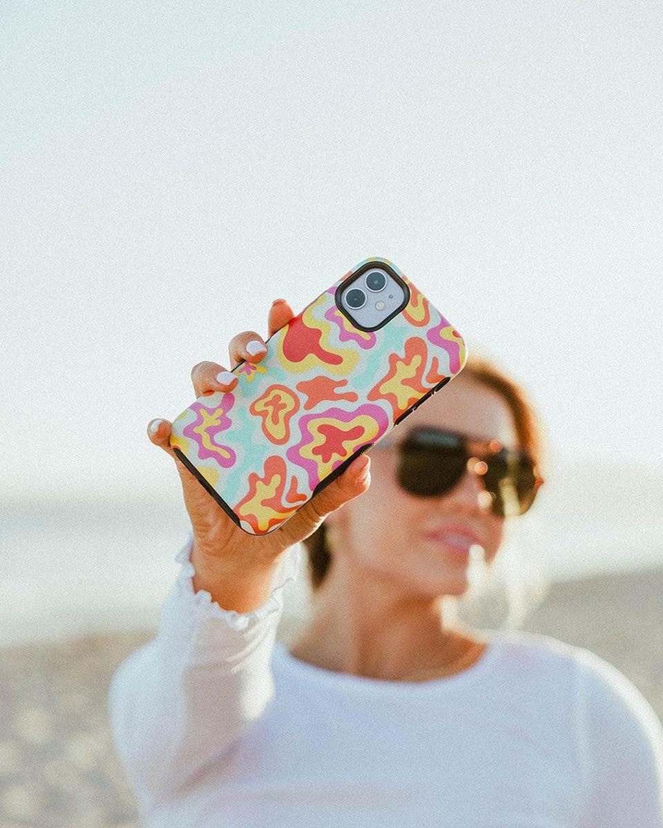 Tropical Color Splash | Abstract Retro Case - Image 95