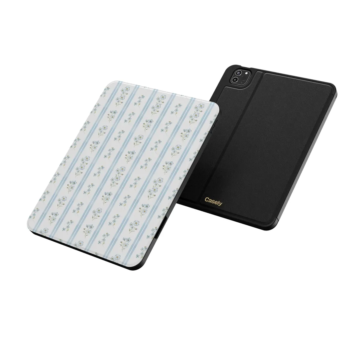 Cottage Stripe | Blue Floral iPad Case - Image 18