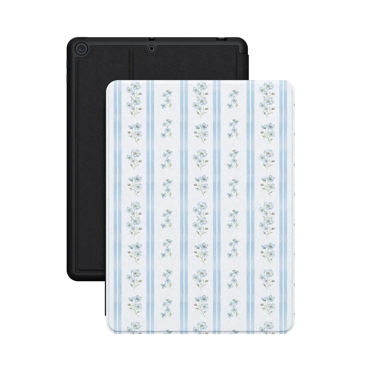 Cottage Stripe | Blue Floral iPad Case - Image 25