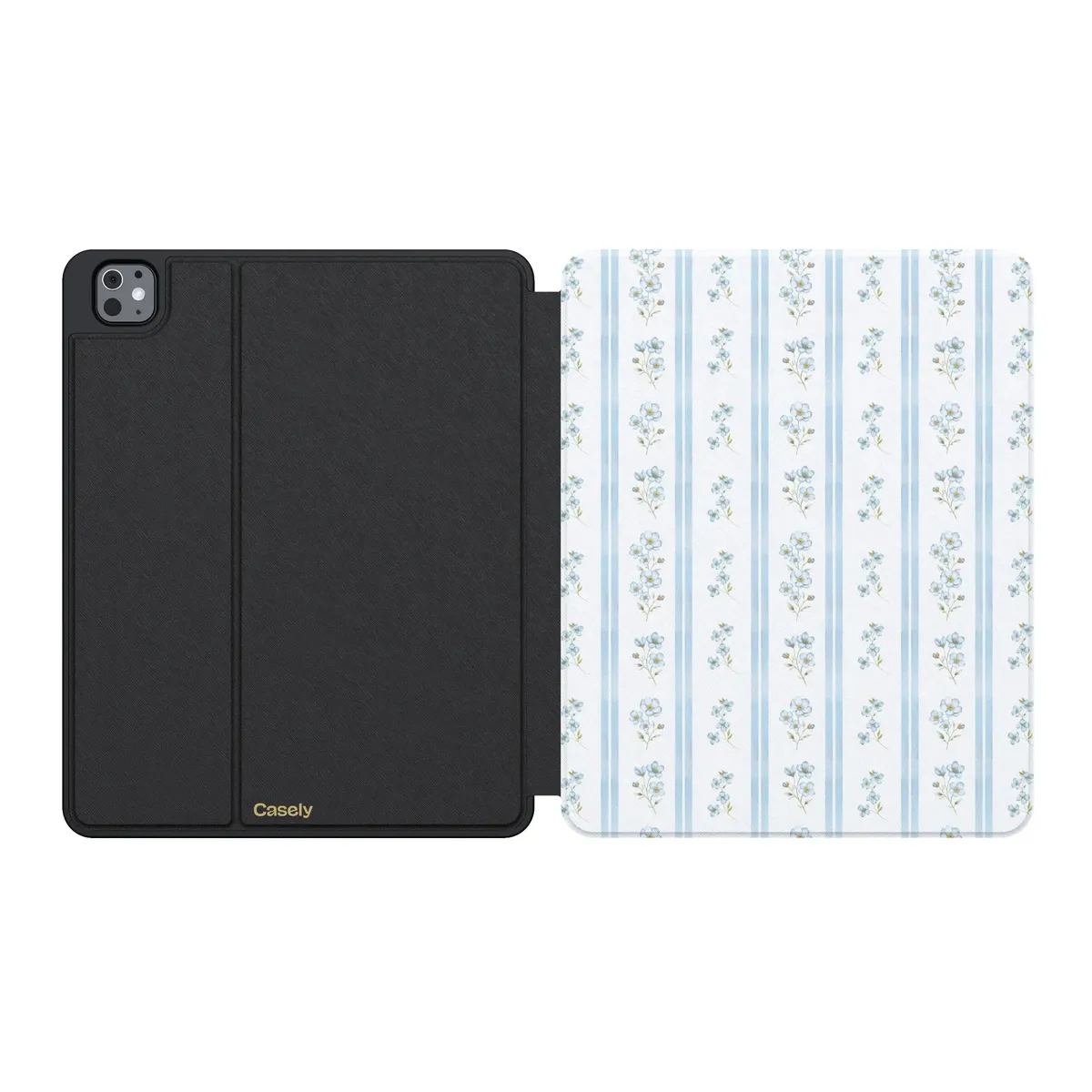Cottage Stripe | Blue Floral iPad Case - Image 39