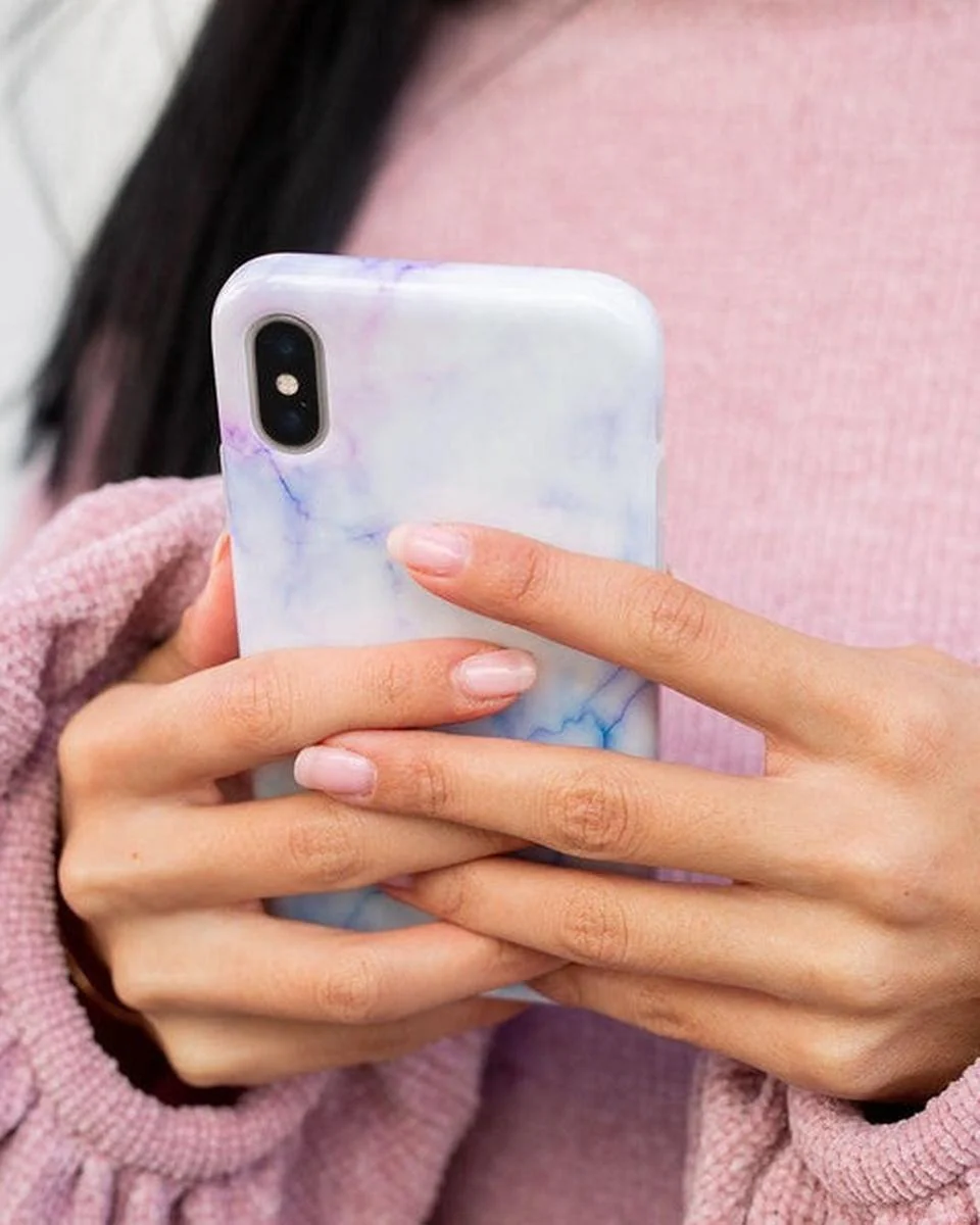 Cotton Candy | Blue & Purple Marble Case - Image 45