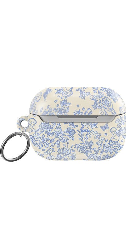 Cupid's Canvas | Periwinkle Floral AirPods Case - Image 8