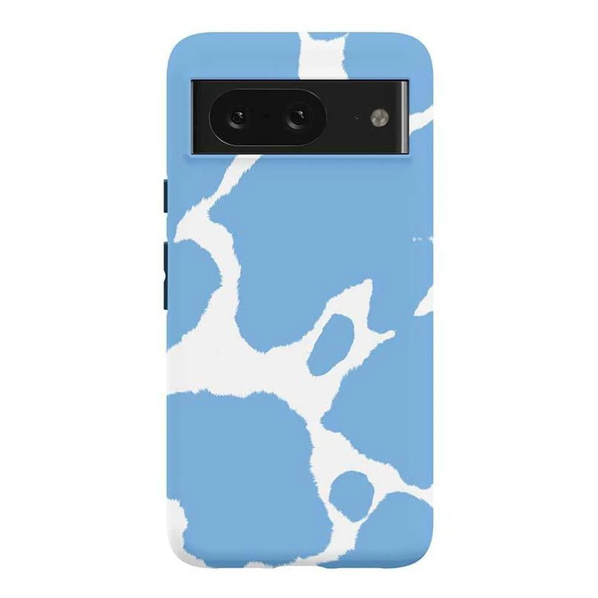 Current MOOd | Light Blue Cow Print Google Pixel Case - Image 13