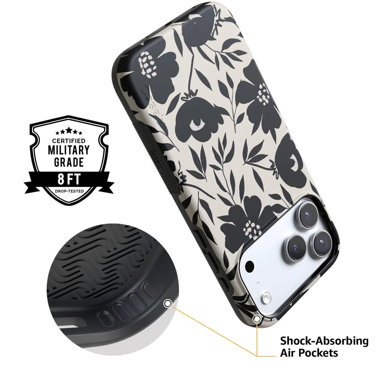 Dark Fantasy | Contrast Floral Case - Image 4