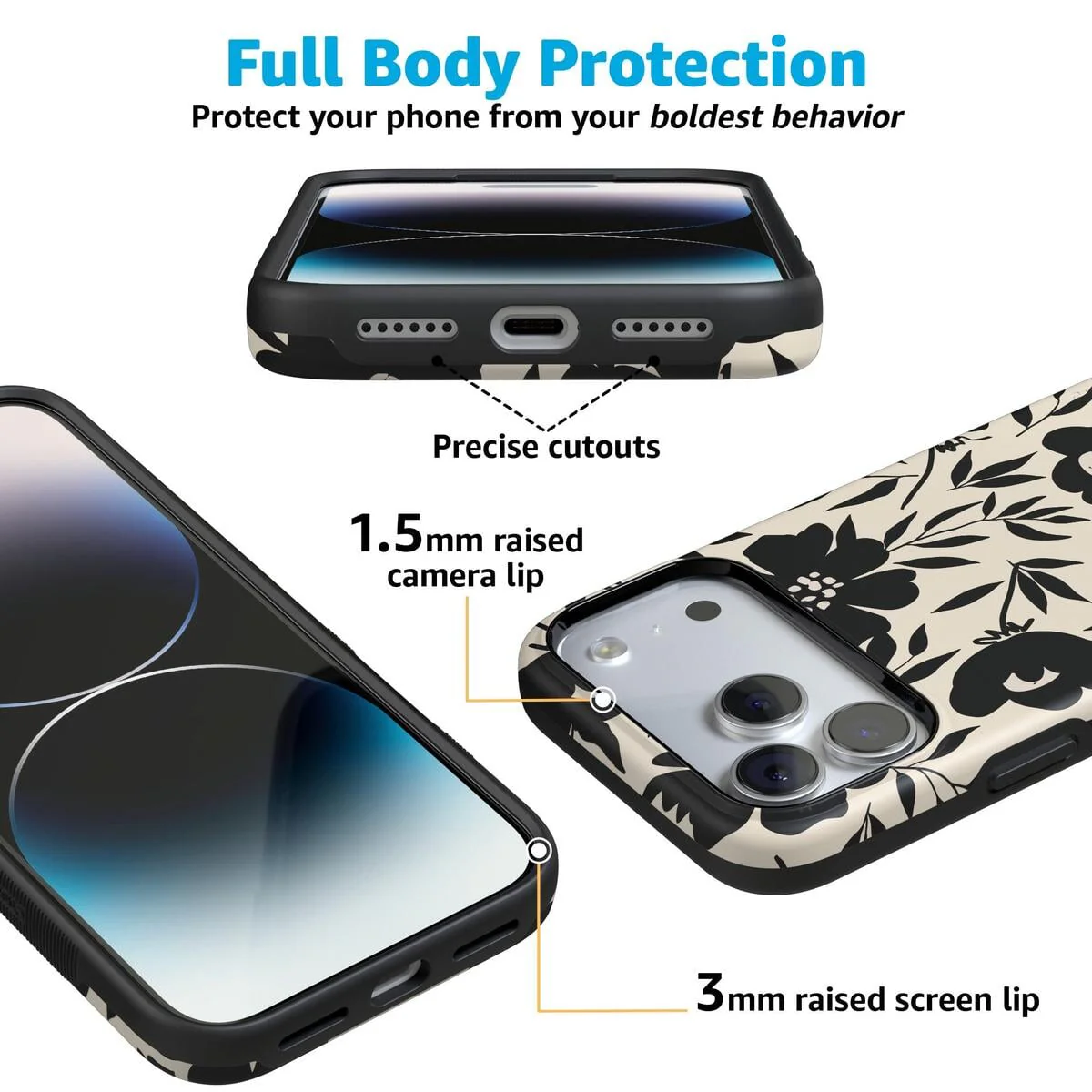 Dark Fantasy | Contrast Floral Case - Image 6
