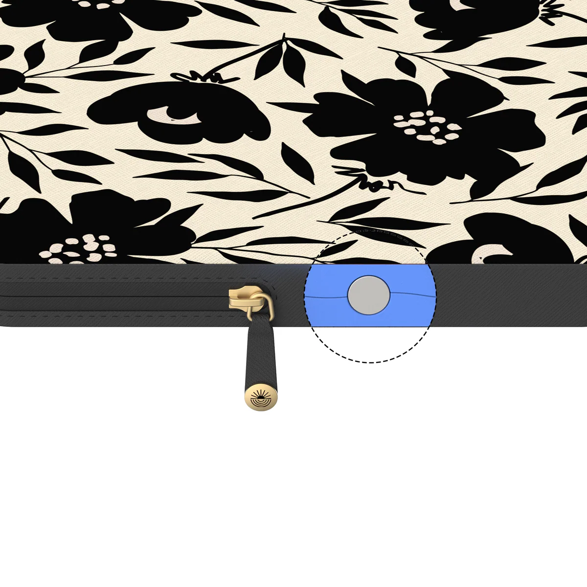 Dark Fantasy | Contrast Floral Laptop Case - Image 15