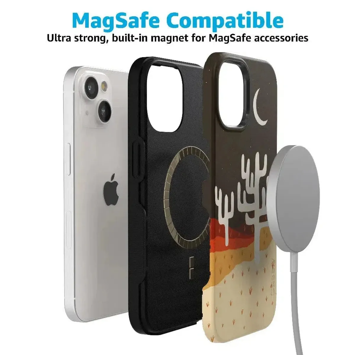 Desert Nights | Cactus Colorblock Case - Image 88
