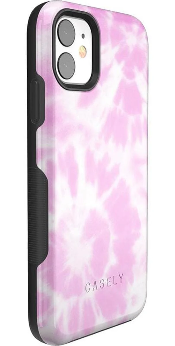 Down for Whatever | Light Pink Tie Dye Case - Image 34
