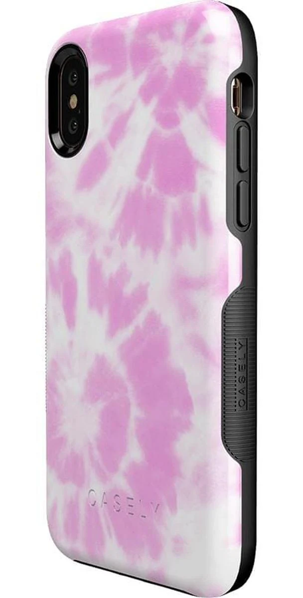 Down for Whatever | Light Pink Tie Dye Case - Image 40