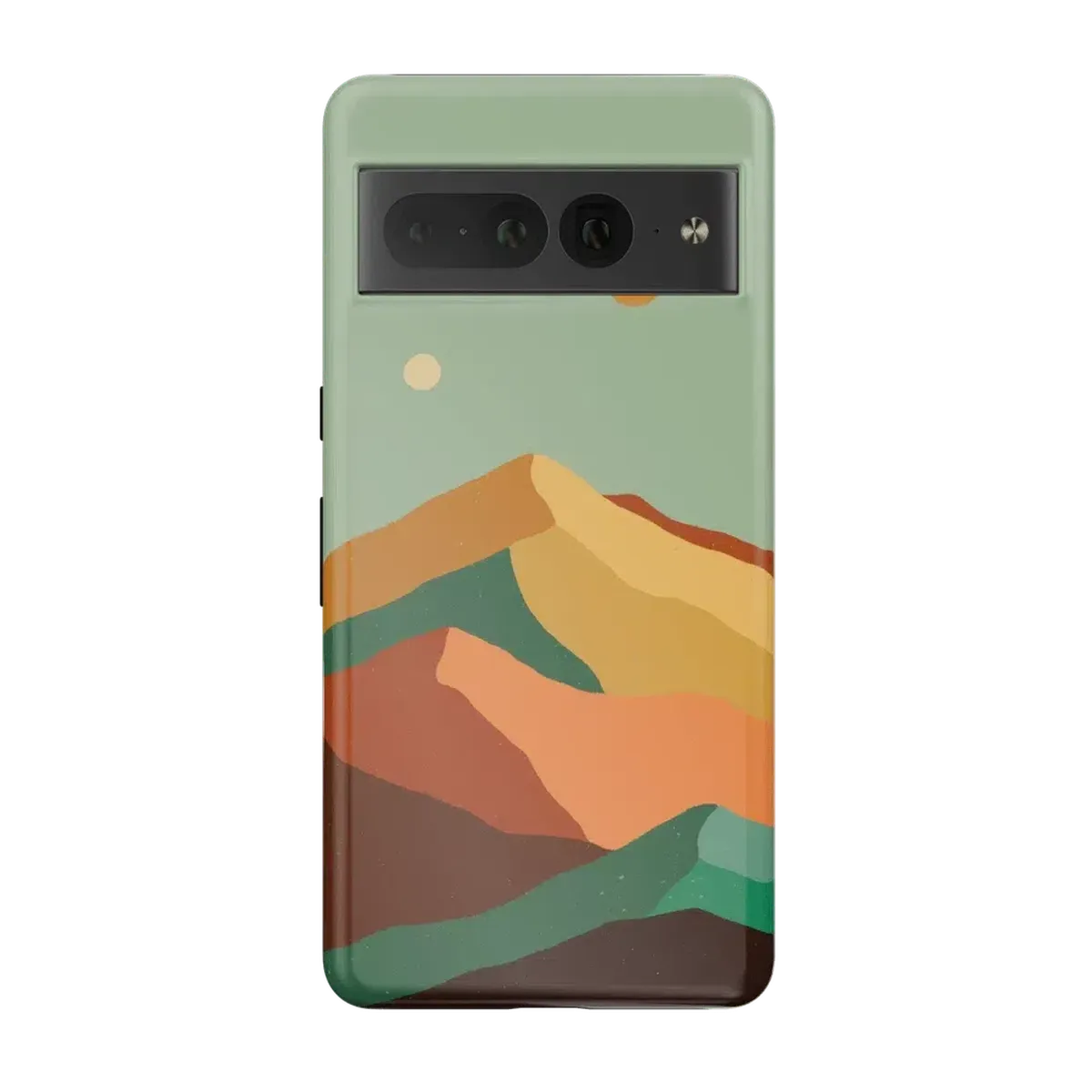Endless Peaks | Colorblock Mountain Google Pixel Case - Image 10