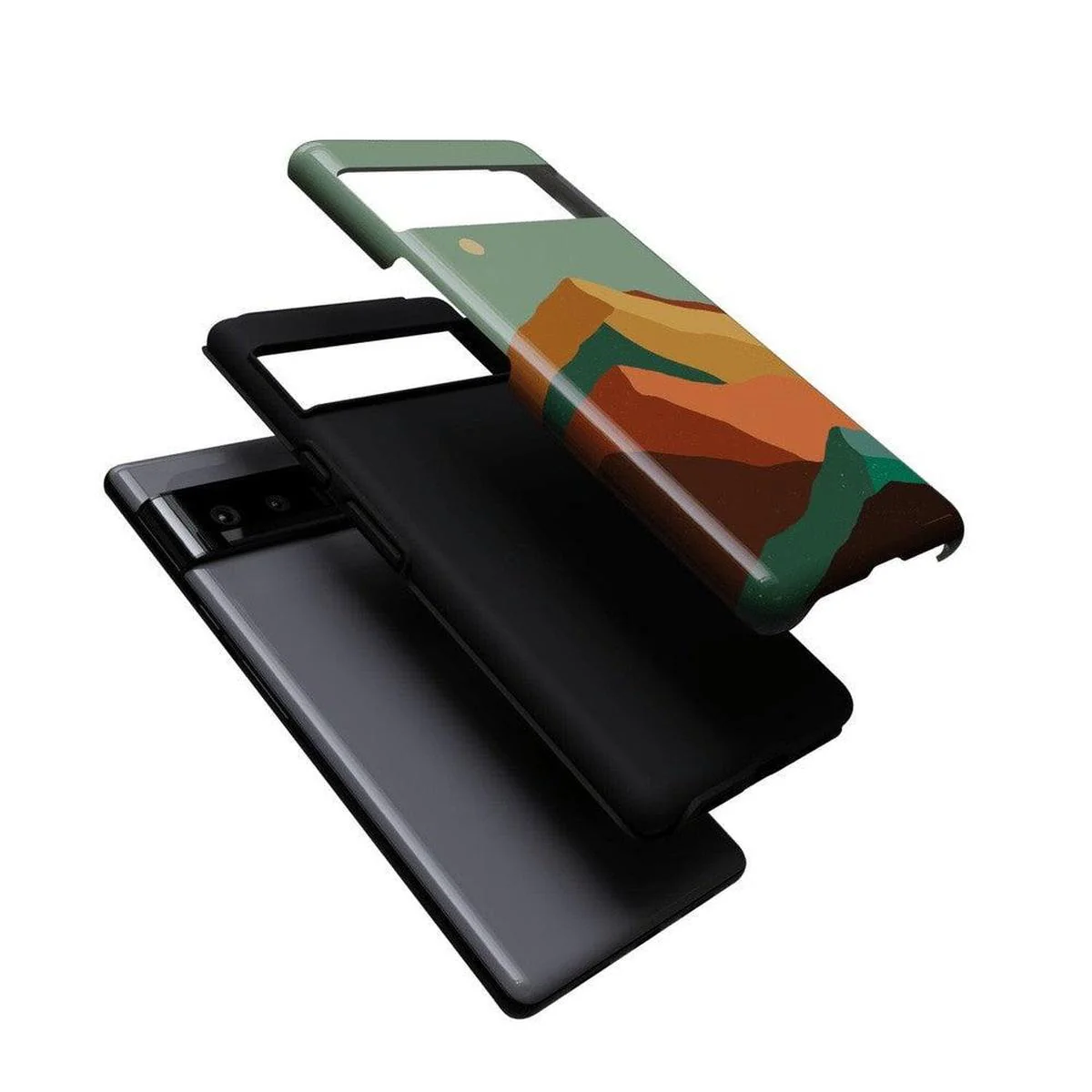 Endless Peaks | Colorblock Mountain Google Pixel Case - Image 6