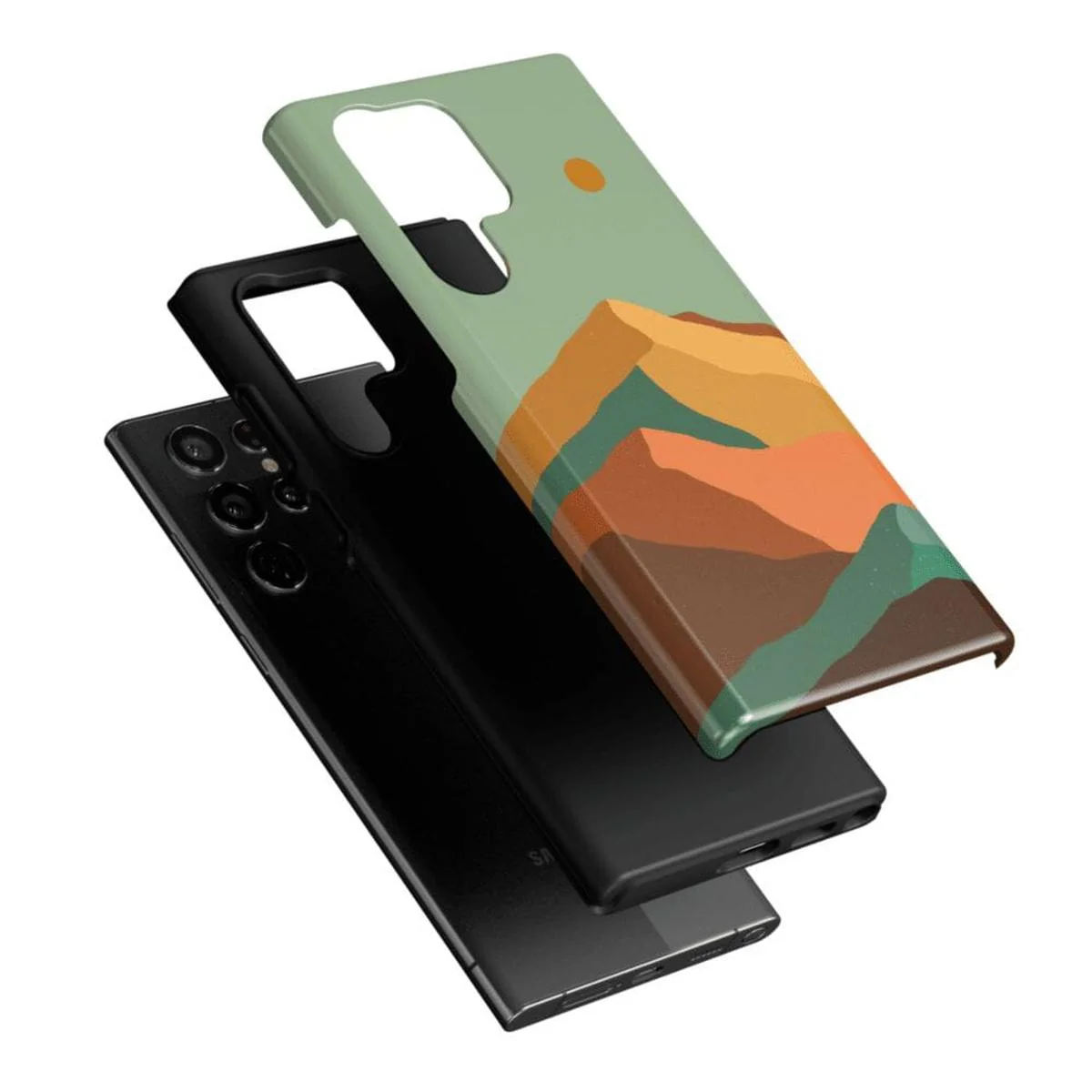 Endless Peaks | Colorblock Mountain Samsung Case - Image 24